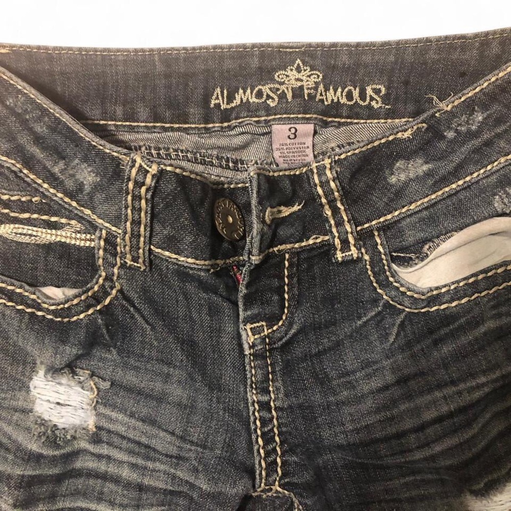 Almost Famous Women's Skinny Jeans - Blue and Black ‼️🚨YOU GET ALL FOUR🚨‼️ - Picture 4 of 5